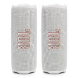 JBL Flip 7 Waterproof Portable Speaker Bundle White - Best Buy