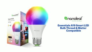 Nanoleaf Bulb(A19 | E26) 【新品未開封】【4個セット】 Matter Thread B22 Smart Bulb (Each) - NF080B01-1A19B | Nanoleaf