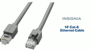 Insignia™ 14' Cat 6 Ethernet Cable Gray NS-PNW5614 - Best Buy