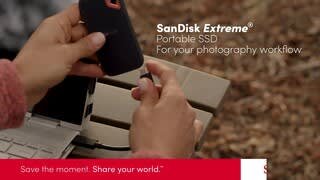 SanDisk Extreme Portable 1TB External USB C NVMe SSD Black SanDisk Extreme Portable 1TB External USB C NVMe SSD Black