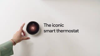 Google Nest Learnng Thermostat (4th gen) wth Nest Temperature Sensor