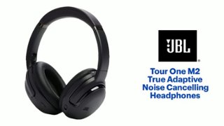JBL Tour One Wireless Over-Ear ANC Headphones – Black, Refurbished Excellent Condition