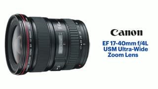 Canon EF 17 40mm f/4L USM Ultra Wide Zoom Lens Black 8806A002