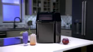 GE Profile Opal 1.0 Nugget Ice Maker With Side Tank Black
