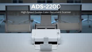 Brother ADS 2200 Desktop Color Duplex Scanner White ADS-2200