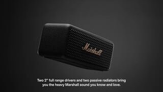 Marshall Emberton II Portable Bluetooth Speaker Black/Brass