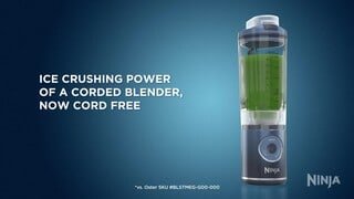 Ninja Blast グレー ブレンダー Ninja Blast 22oz Max Portable Blender Cool Gray BC251GY
