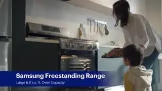 Choosing a Samsung gas slide-in range?