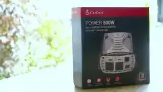 Cobra POWER CPI500W 500-Watt Portable Power Inverter With Battery Cables And USB Fast Charging