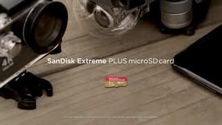 SanDisk Extreme PLUS 128GB MicroSDXC UHS I Memory Card