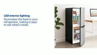 Insignia™ 4.9 Cu. Ft. Mini Fridge with Bottom Freezer and ENERGY