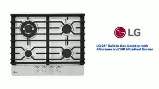 LG 36 in. 5-Burner Smart Natural Gas Cooktop with Griddle