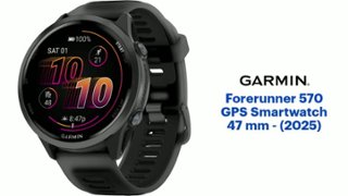 Garmin Forerunner 570 GPS Smartwatch 47 mm Aluminum Amp