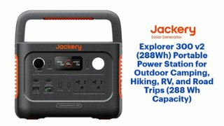 Jackery Explorer 300 v2 (288Wh) Portable Power Station for Outdoor