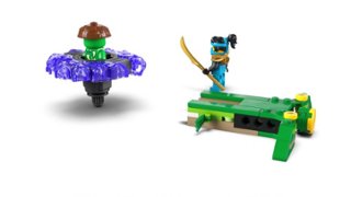 LEGO NINJAGO Nya vs. Mutation Monster Spinner 71849 6581060 - Best Buy