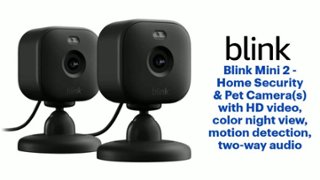 Blink Mini 2 Home Security & Pet Camera(s) with HD video, color