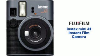 Fujifilm instax mini 41 Instant Film Camera Black 16844408 - Best Buy