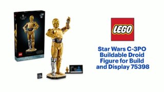 LEGO Star Wars C 3PO Buildable Droid Figure for Build and Display