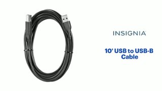 CablesOnline 10ft USB 2.0 A To B Cable – Printer/Scanner Cord, USB2-AB10