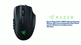 Razer Naga V2 Pro MMO Optical Gaming Mouse with Razer Naga V2 Pro MMO Optical Gaming Mouse with