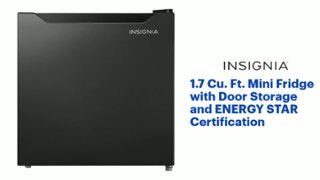 thumbnail image 2 of Insignia 1.7 Cu. Ft. Compact Mini Fridge With ENERGY STAR – Black, Freestanding Top-Freezer 2 of 3