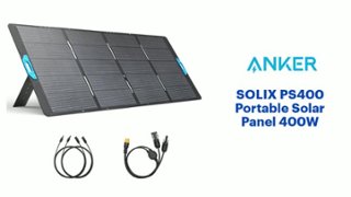 Anker SOLIX PS400 Portable Solar Panel 400W Black - Best Buy