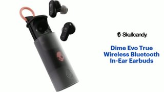 Skullcandy Dime Evo True Wireless Bluetooth In Ear Earbuds Black