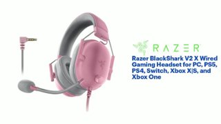 Razer BlackShark V2 X Wired Over the Ear Gaming Headset for PC