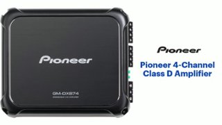 Pioneer 4 Channel Class D Amplifier Black GM-DX874 - Best Buy
