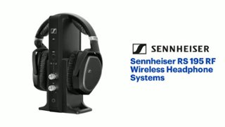 【極美品】SENNHEISER RS 195 無線ヘッドフォン システム 極美品】SENNHEISER RS 195 無線ヘッドフォン システム