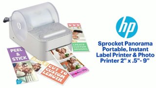 HP Sprocket Panorama Portable, Instant Label Printer & Photo HP Sprocket Panorama Portable, Instant Label Printer & Photo