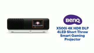 BenQ X500i 4K HDR DLP 4LED Short Throw Smart Gaming Projector