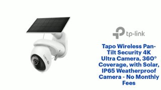 TP Link Tapo Wireless Pan Tilt Security 4K Ultra Camera, 360