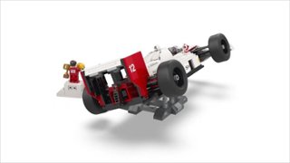 LEGO Icons McLaren MP4/4 & Ayrton Senna Model Race Car for Adults