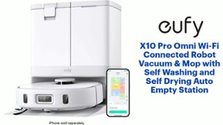 eufy X10 Pro Omni Wi Fi Connected Robot Vacuum & Mop with Self