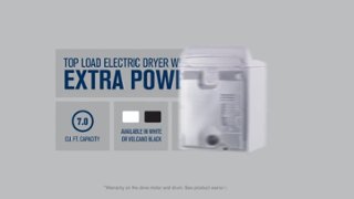 Maytag 7.0 Cu. Ft. Electric Dryer with Steam and Extra Power