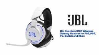 JBL Quantum 910P Wireless Gaming Headset for PS5, PS4, PC, and