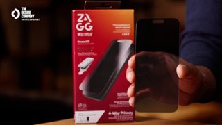 ZAGG 4 Way Privacy XTR Glass Screen Protector for Apple iPhone 17