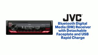 JVC Bluetooth Digital Media (DM) Receiver with Detachable