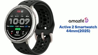 Amazfit Active Smartwatch 44mm Silicone Black (2025) W2437GL6N