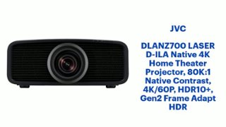 JVC DLANZ700 LASER D ILA Native 4K Home Theater Projector, 80K:1
