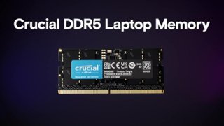 Crucial 32GB DDR5 RAM Kit (2x16GB), 4800MHz CL40 Laptop