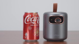 ETOE Dolphin 1080P Mini Projector w/ Google TV/Stand, FHD Portable
