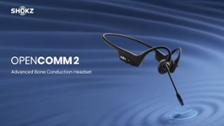 Shokz OpenComm2 Bone Conduction Stereo Bluetooth Headset