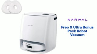Narwal Freo X Ultra Bonus Pack Robot Vacuum White CP-ZD-A00038-00