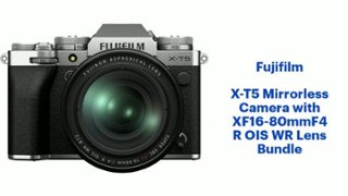 Fujifilm X T5 Mirrorless Camera with XF16 80mmF4 R OIS WR Lens