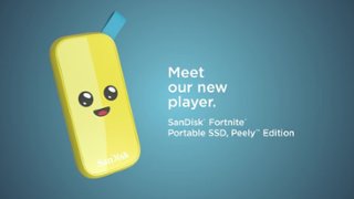 SANDISK Fortnite Peely Edition Portable 2TB USB C External SSD
