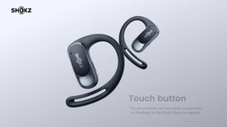 Shokz OpenFit Air Open Ear True Wireless Earbuds Black T511-ST-BK