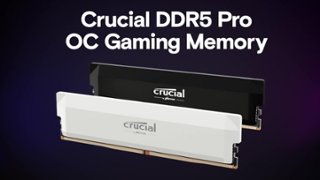Crucial Pro OC Gaming 32GB (2x16GB) DDR5 6400MHz C38 UDIMM Crucial Pro OC Gaming 32GB (2x16GB) DDR5 6400MHz C38 UDIMM