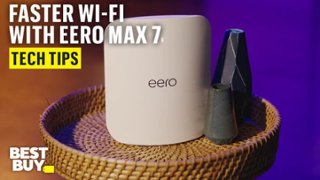 eero Max 7 Tri band Mesh Wi Fi 7 Router (1 pack) White V010111